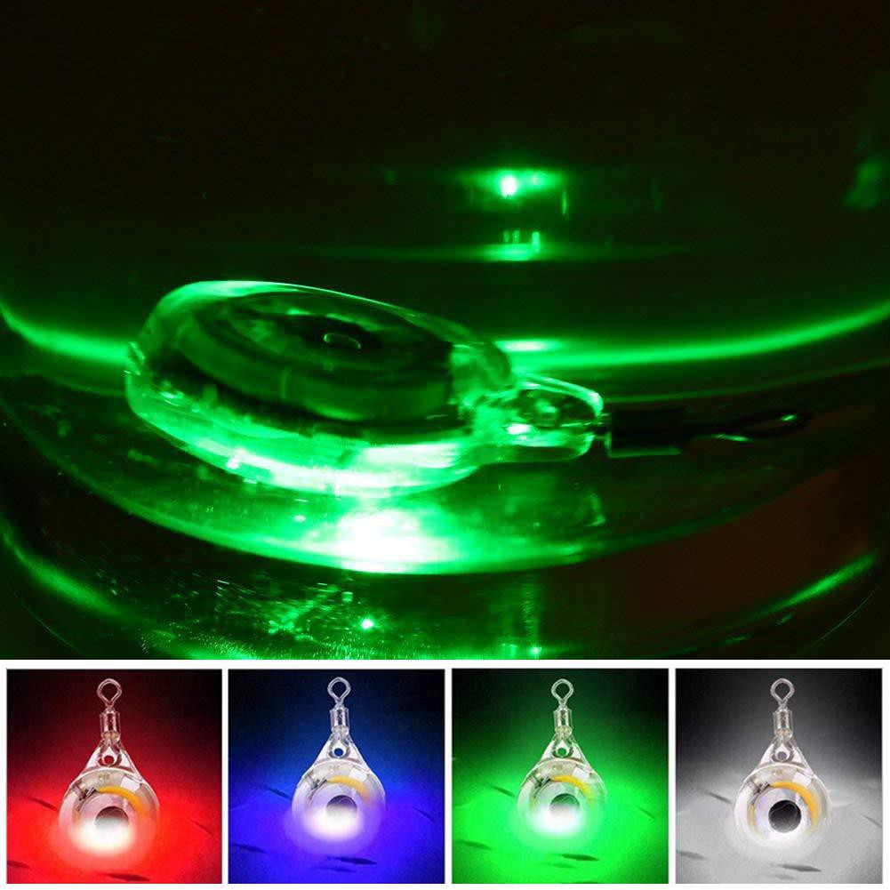 MOJITO DaolooXu Fishing Lure Trap Light LED Eye Shape Fishing Squid Bait Luminous Lure Lamp Sport