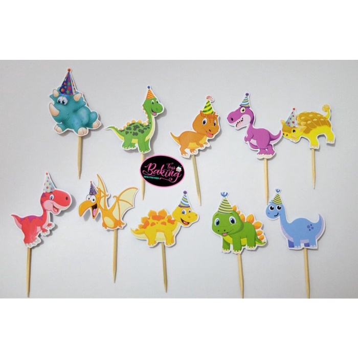 

KUE-PENGHIAS-ALAT- TOPPER CAKE CUPCAKE DINOSAURUS CUTE -ALAT-PENGHIAS-KUE.