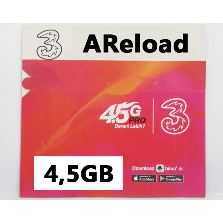 PERDANA TRI 4,5GB Jabodetabek(Happy 4,5GB)