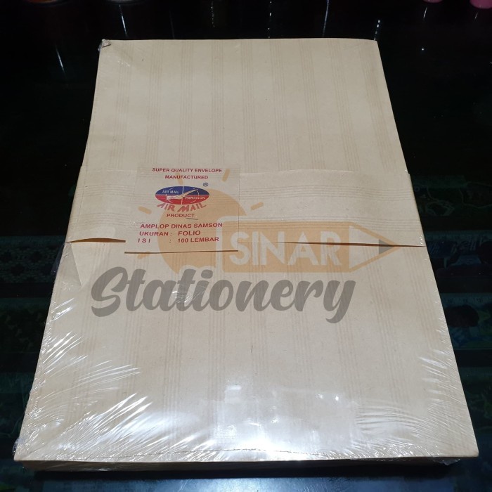 

Trendi Amplop Coklat Folio Airmail 1Pak Isi 100Pc Hot Sale