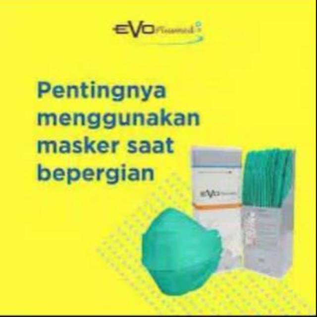 Masker Evo Medis 4 Ply Earloop isi 1 pcs