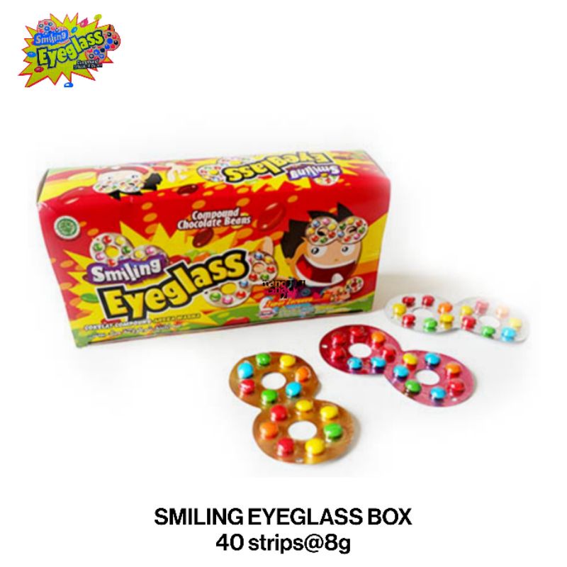 

SMILING EYEGLASS BOX. COKELAT COMPUND WARNA WARNI MODEL KACA MATA