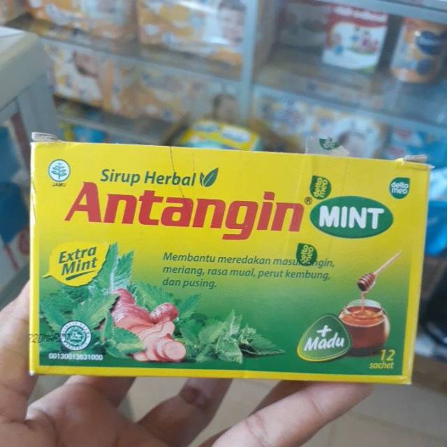 

ANTANGIN MINT SIRUP HERBAL ISI 12 SACHET