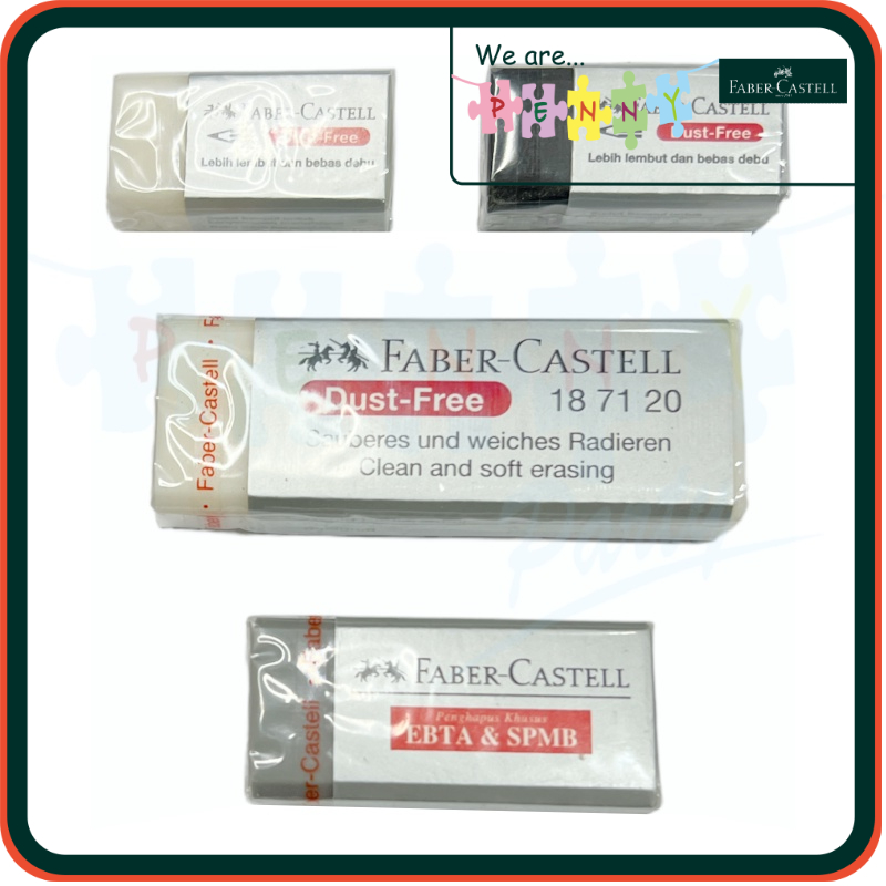 

Faber Castell Penghapus Eraser DUST FREE Berbagai Jenis Ukuran dan Warna 100% ORIGINAL