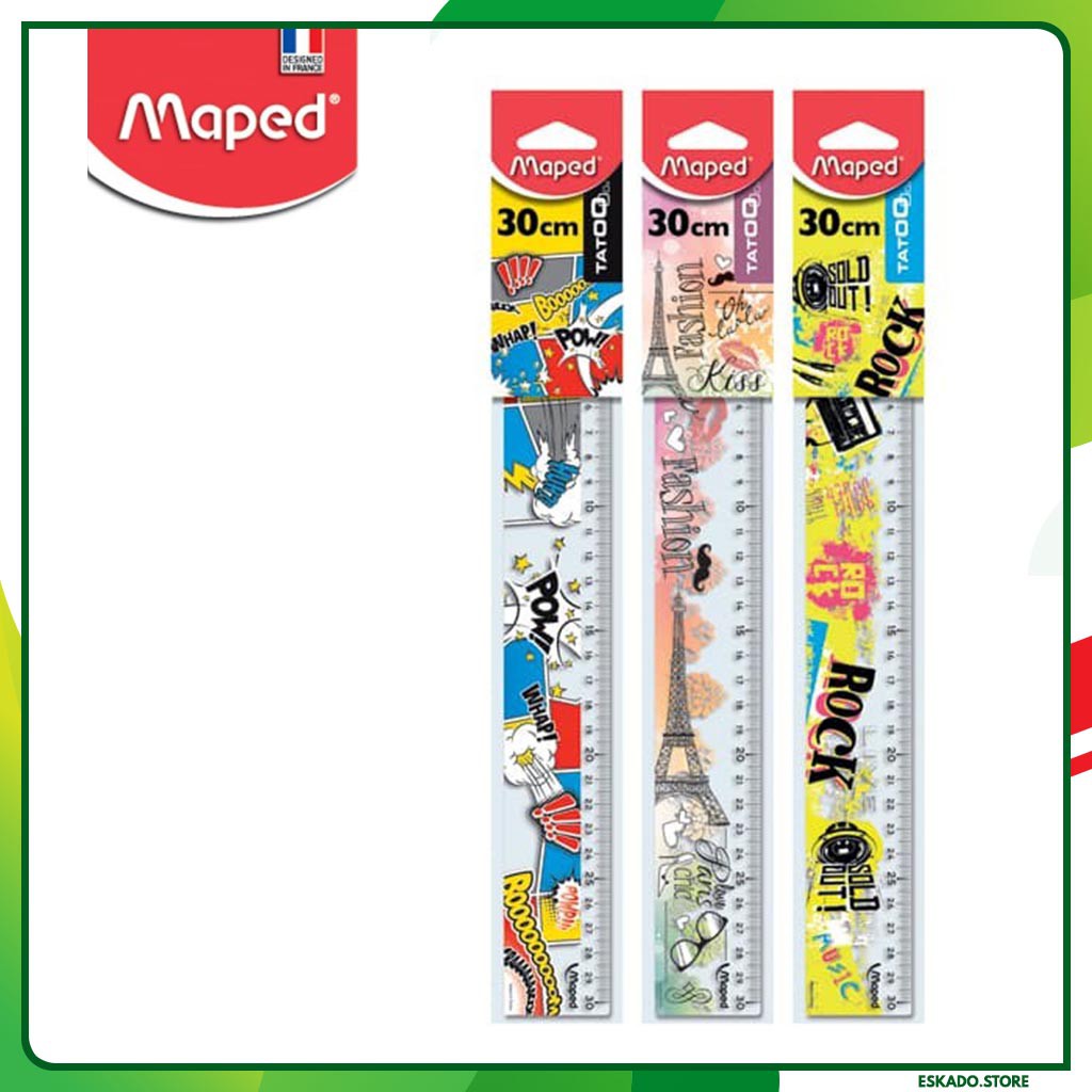 

Maped Penggaris Tatoo 30 cm