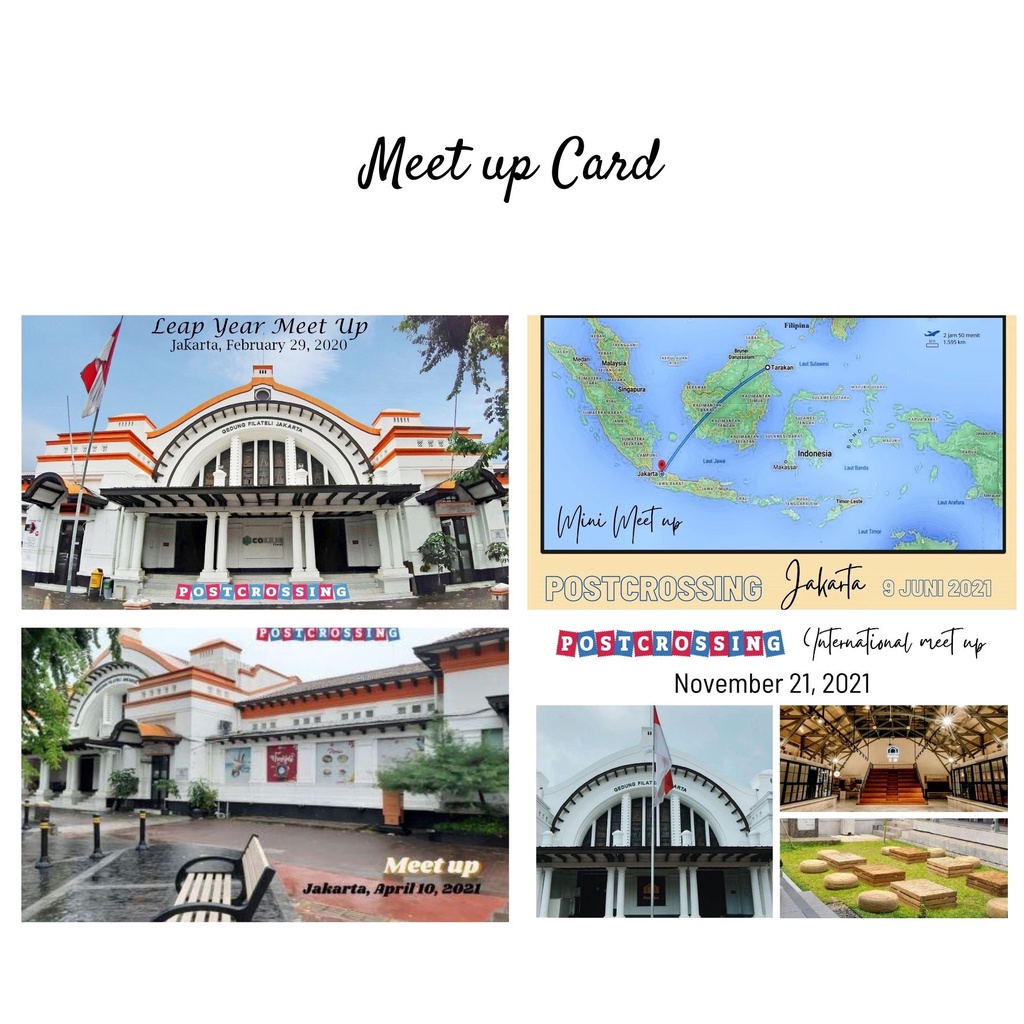 

MC- Kartu pos kartupos Meet up Postcard