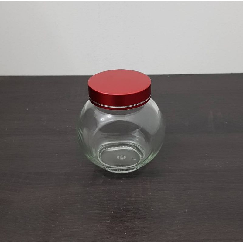 JKGT280 toples bumbu kaca / jar kaca 280ml gentong / jar madu / jar selai