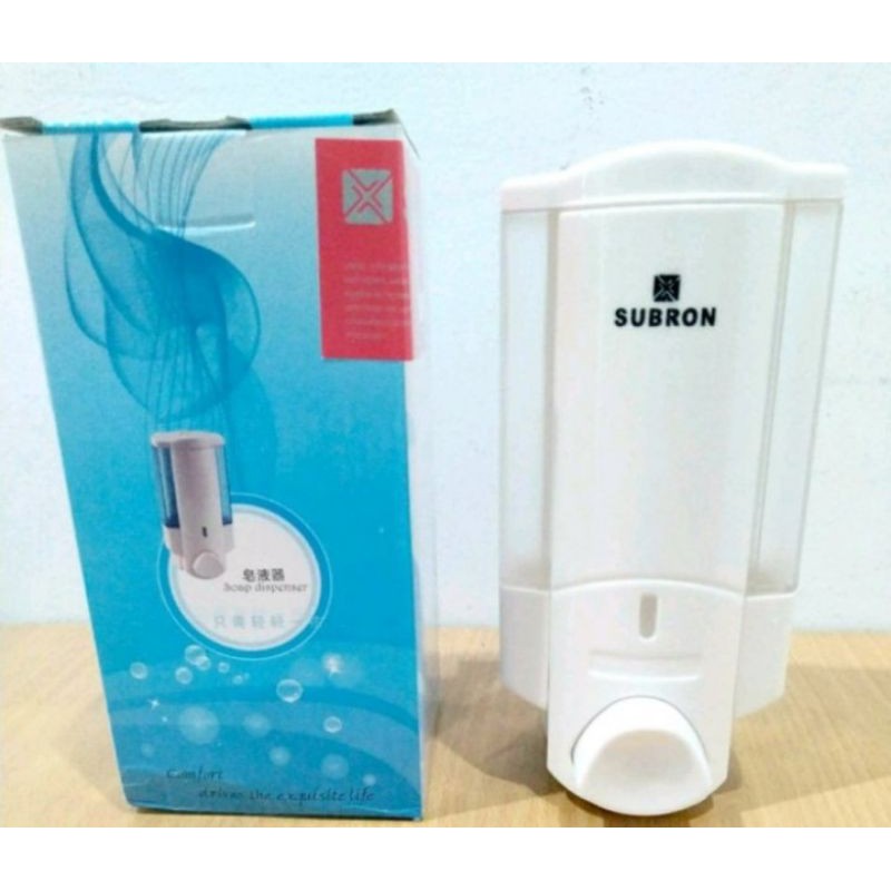 Soap dispenser SUBRON S901 white / Tempat sabun cair subron