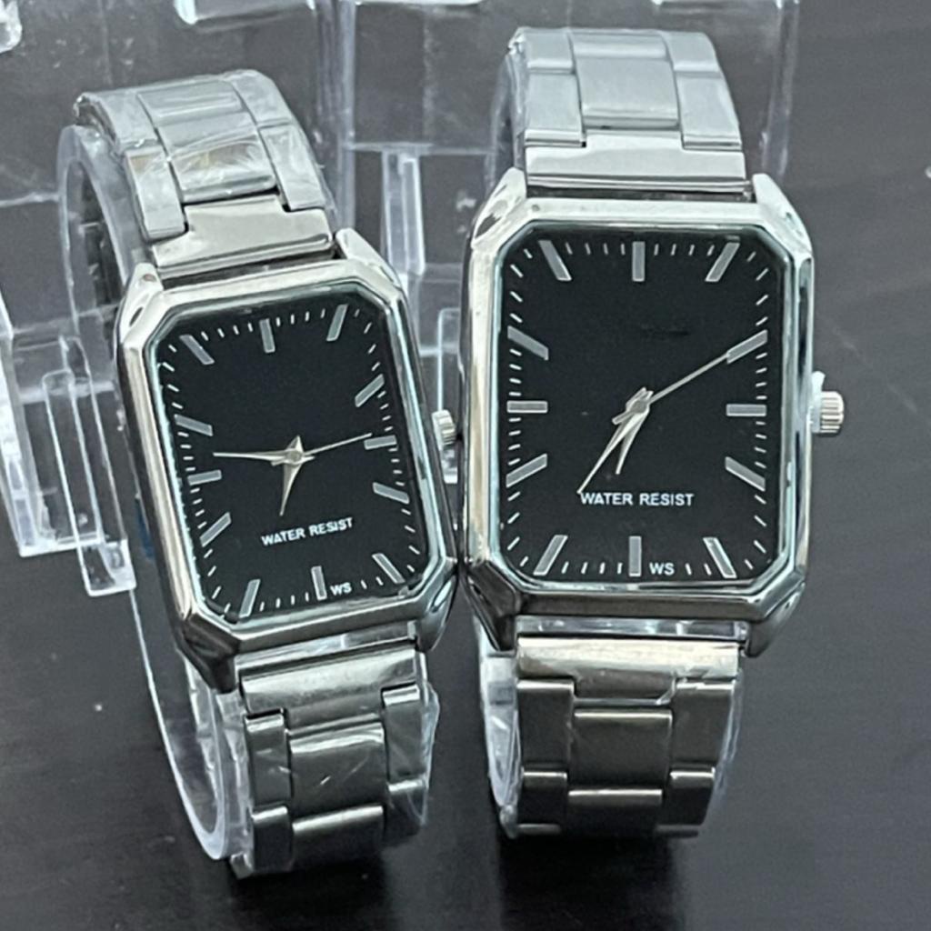 (KW) JAM TANGAN COUPLE RANTAI MURAH STAINLIS STEEL CS-18