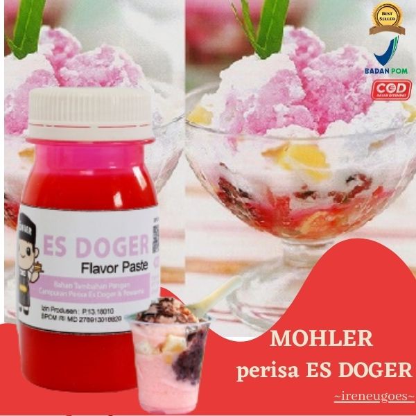 

MOHLER Pasta perisa pewarna ES DOGER / Möhler Flavor Paste ES DOGER - Pasta Perisa & Pewarna ice doger merah 60Gr & 100Gr / Perisa Makanan Minuman Rasa es DOGER PERASA PEWARNA MAKANAN MINUMAN / Möhler Flavor Paste Es Doger / Sirup Bandung - Pasta Perisa &