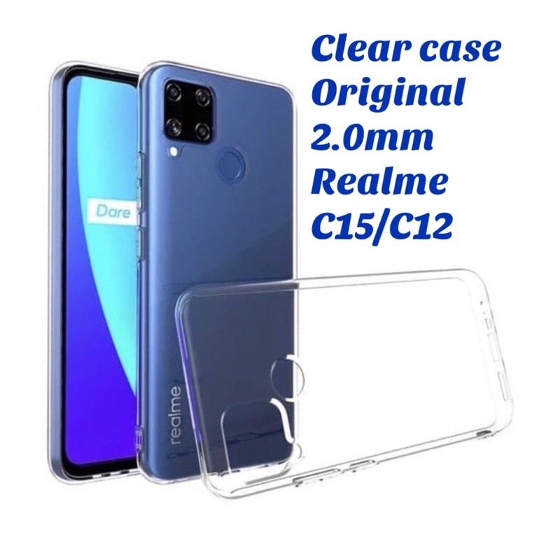 PROMO CLEAR CASE HD 2MM REALME C21Y 3 5I 5PRO 6 6PRO 7 7PRO 5S C2 C11 C12 C15 C17 C21 C25 ORIGINAL