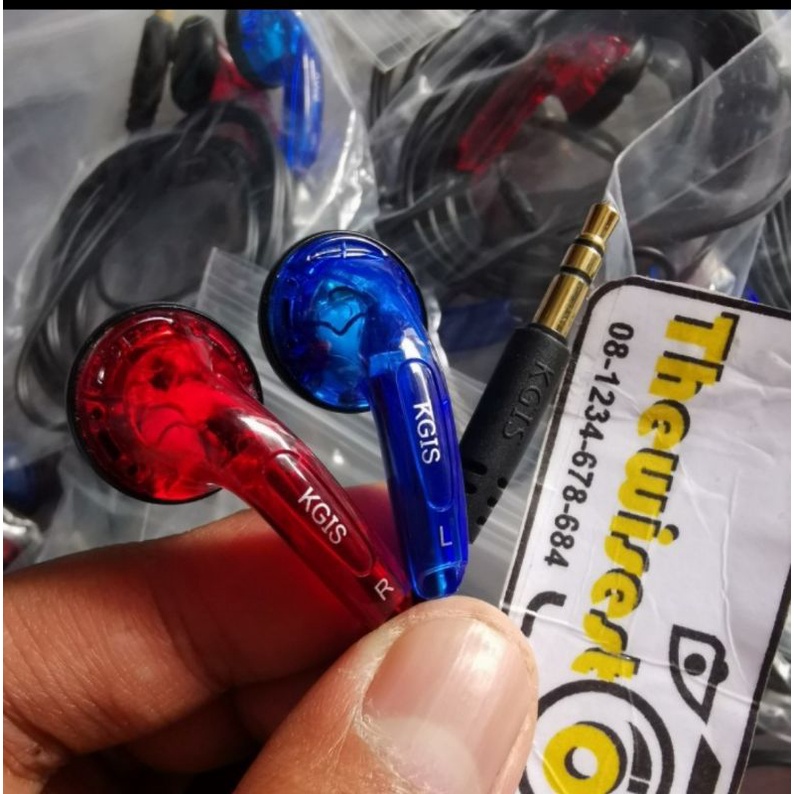 Earphone Headset KGIS non mic better Than Vido Legend Audio Sound Quality