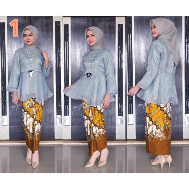 Set dres organza dan rok wiron