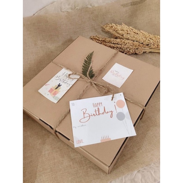 

GIFT BOX HAMPERS RUSTIC KOTAK KADO DUS BOX