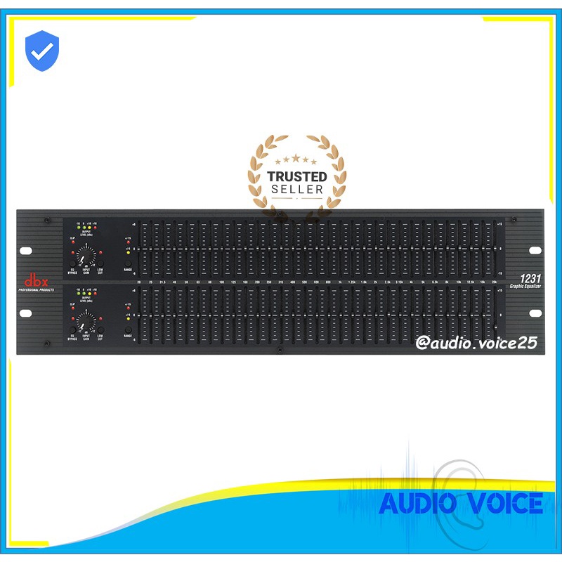 Equalizer DBX 1231 Dual Channel 31-Band Equalizer Original