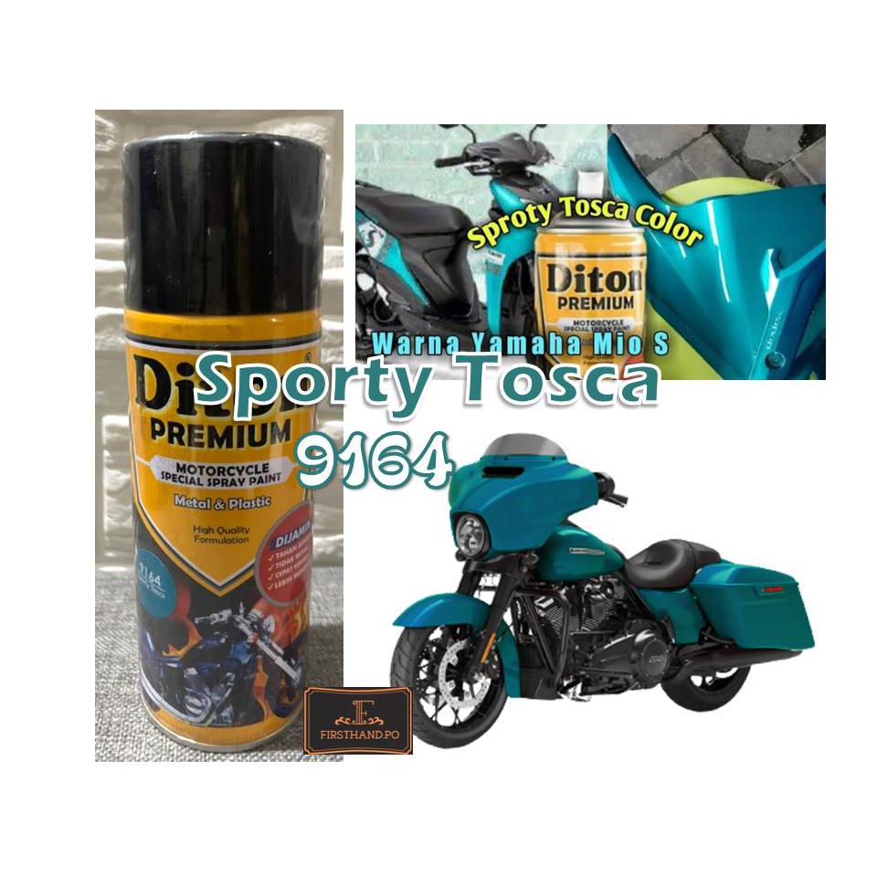 Cat Pilox Diton Premium 9164 Sporty Tosca Toska Hijau Biru 400cc pilok