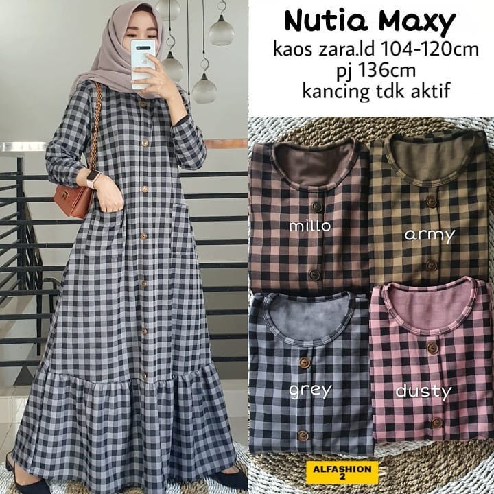 Gamis Kaos Import Melar Besar Wanita Muslimah Kekinian Viral Anjana