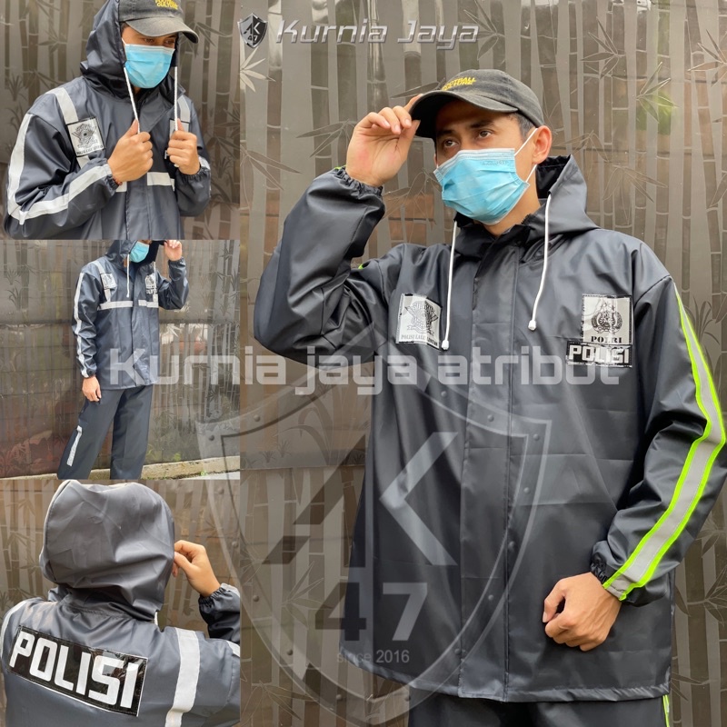 JAS HUJAN POLISI/JAS HUJAN DISHUB/JAS HUJAN SECURITY