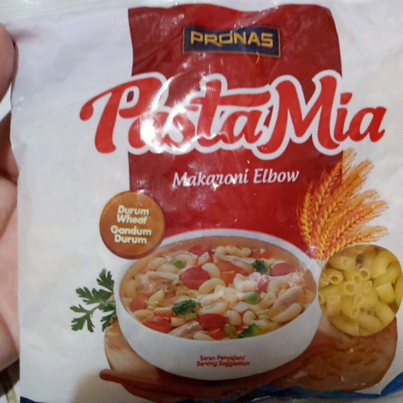 

PRONAS MAKARONI ELBOW PASTA MIA WHEAT GANDUM DURUM 200 GRAM MACARONI MASAKAN INSTAN KERIPIK SUP