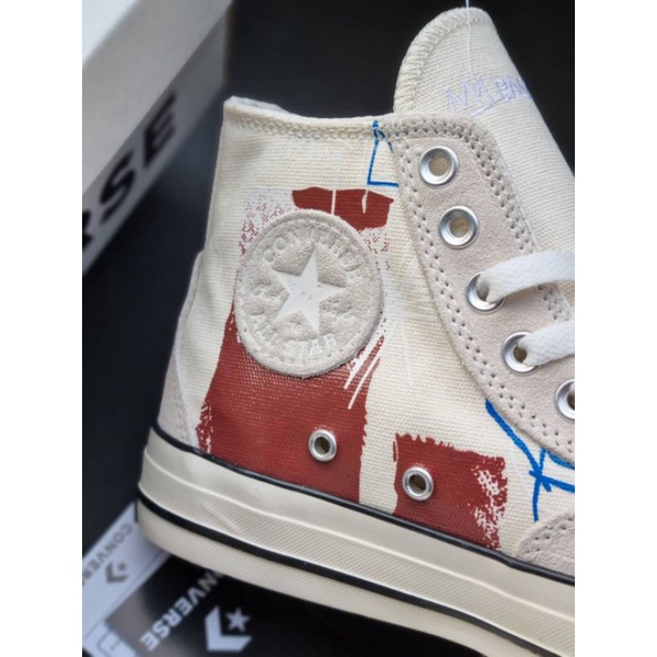 Converse 70s High x Jean Michel Basquait Broken White