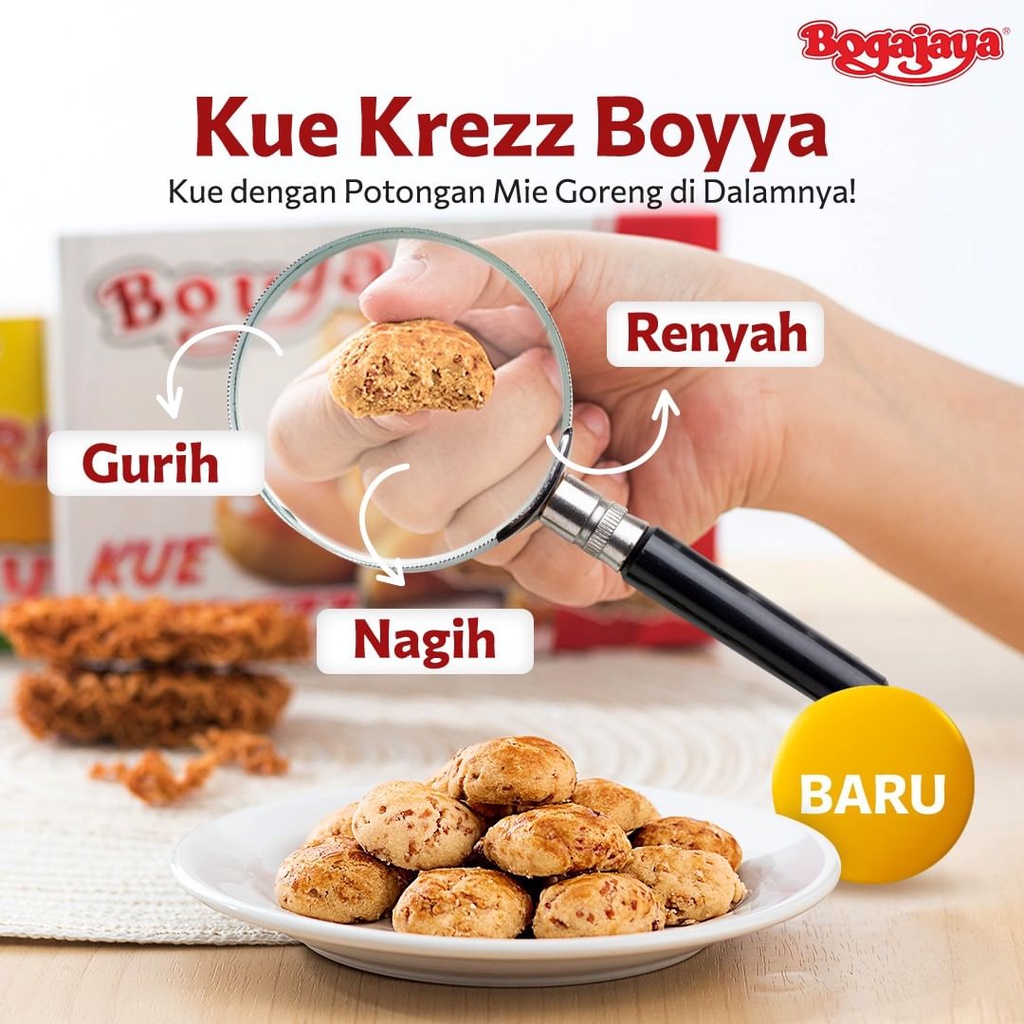 

KUE KREZZ ISI MIE KHAS SURABAYA 250 GRAM / KUE KERING BOYYA
