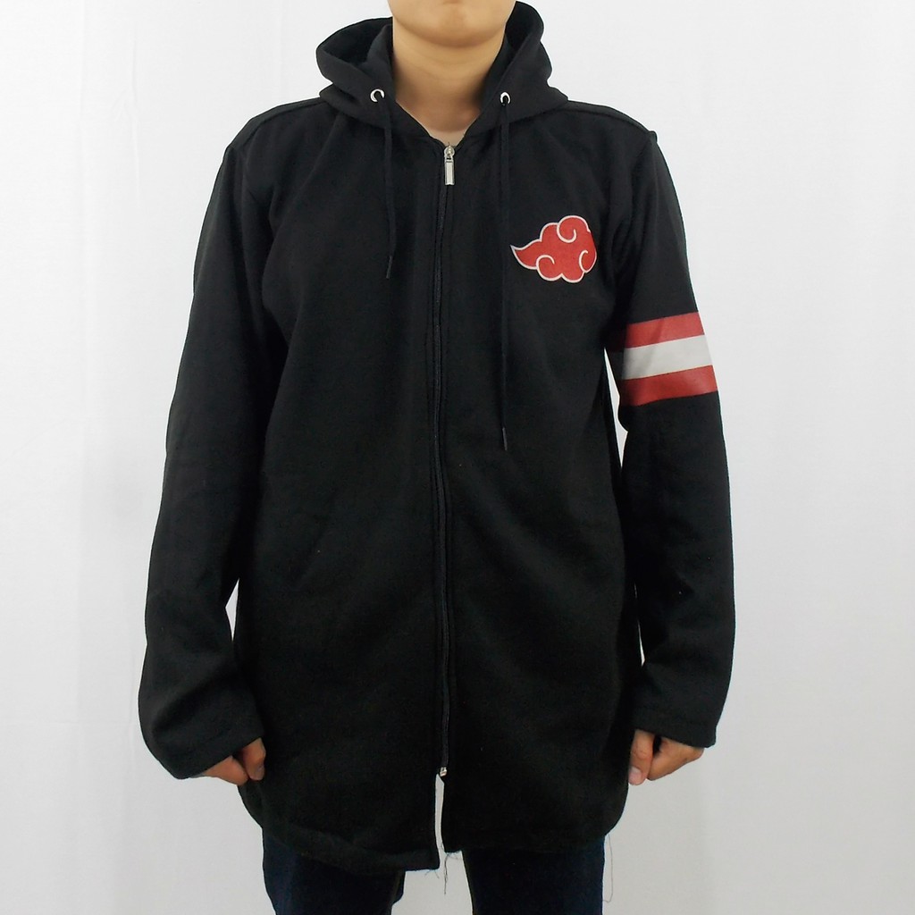 JUBAH AKATSUKI CLAN - JAKET ANIME NARUTO SHIPPUDEN - JAKET AKATSUKI CLAN - JAKET NARUTO AKATSUKI