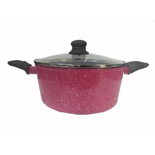  Panci  Casserole 24CM Lid Granite  Coating BOLDe 