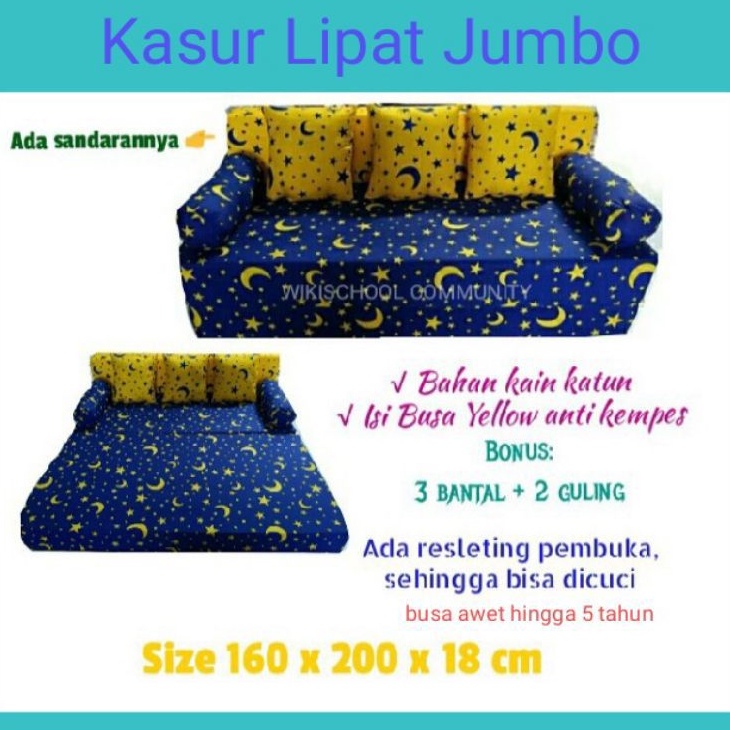 Kasur Busa / Sofa Bed / Kasur Lipat / Kasur Lantai / Kasur Spon / Sofa