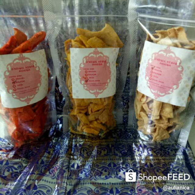 

Kripik kriwil kebab varian rasa balado,keju,jagung manis,ayam panggang