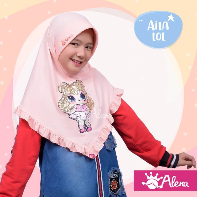 Jilbab anak lol aila by alena non led