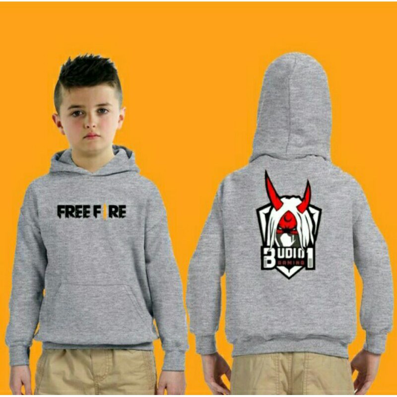 Jaket Sweater FREE FIRE Anak 5-13 Tahun