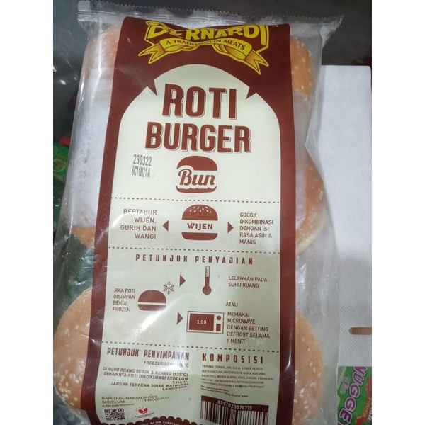 

Bernard Roti Burger wijen isi 6