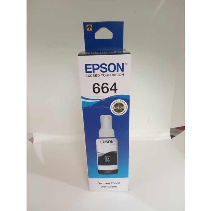 Ds Tinta Botol Epson 664 Tinta Printer L455, L550, L555, L565, L1300 - Hitam Fd201Fd