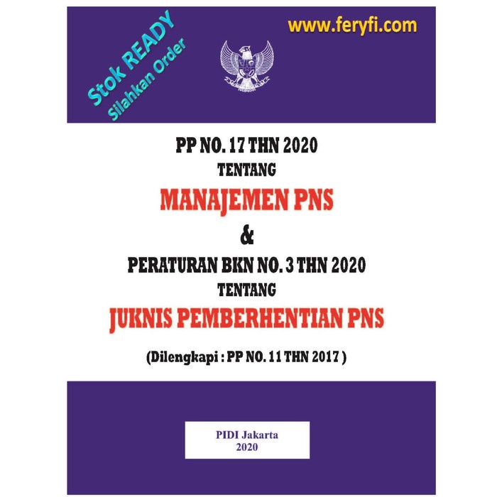 

MUST HAVE!! BUKU MANAJEMEN PNS & JUKNIS PEMBERHENTIAN PNS 2020 TERMURAH