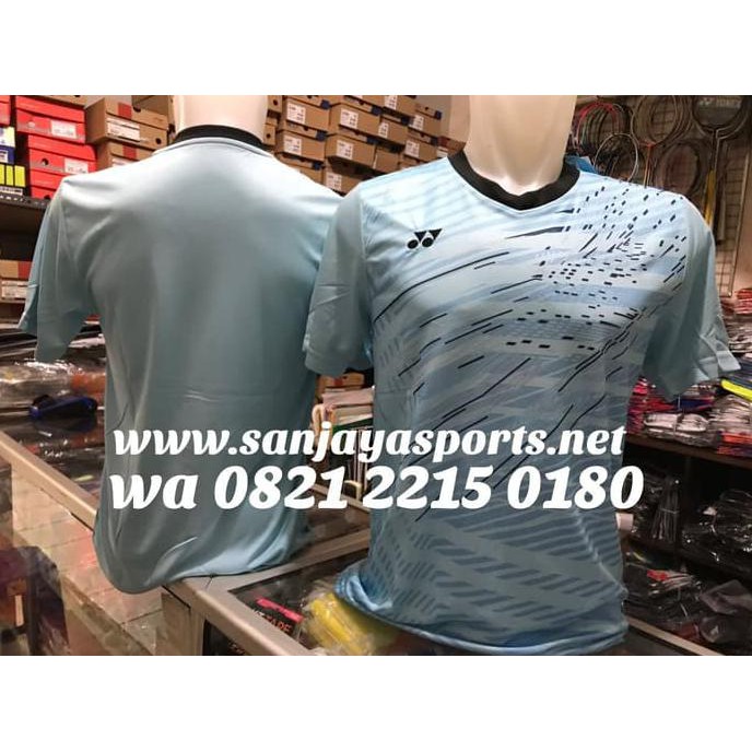 Baju Yonex Impor 266 Biru Muda Kevin Gideon