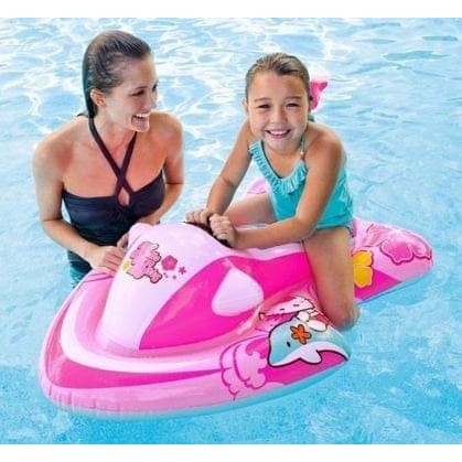 Pelampung ban renang anak Intex Hello Kitty model jet ski 57522 - pelampung anak jet ski Hello kitty