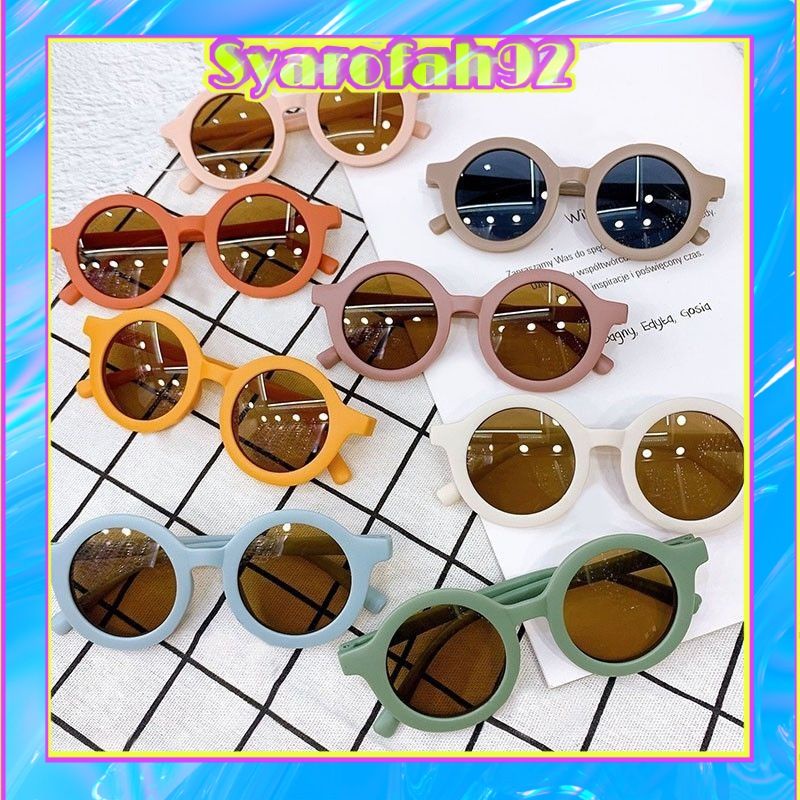 (SYA92) Kacamata Anak BULAT / Fashion Anak Terbaru Bulat Unisex High Quality