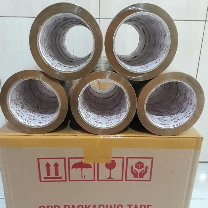 

JUAL MURAH (GOJEK GRAB) Lakban Kualitas Daimaru Coklat Murah 48mmx90y Tebal