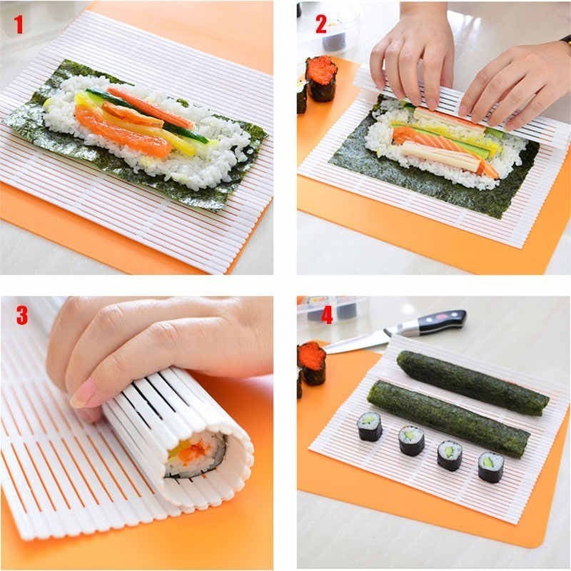 Sushi Roller Maker Alat Pembuat Sushi Gulung Nori Plastic