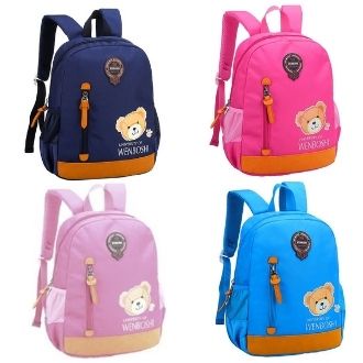 Twenty Bag - Tas Ransel Sekolah Anak Wanita Dan Pria Untuk Anak PAUD TK SD Terbaru 2021 Kekinian Motif Carakter WENBOSHI Korean Sytle Multifungsi Bahan Canvas