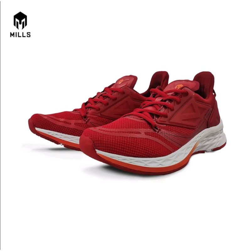 MILLS Sepatu Treximo Hydra Maroon/Orange/Black/White