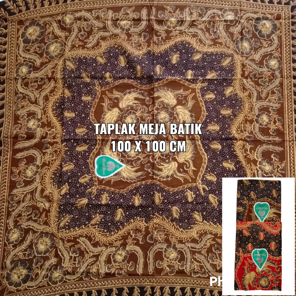 TAPLAK MEJA RUANG TAMU MOTIF BATIK