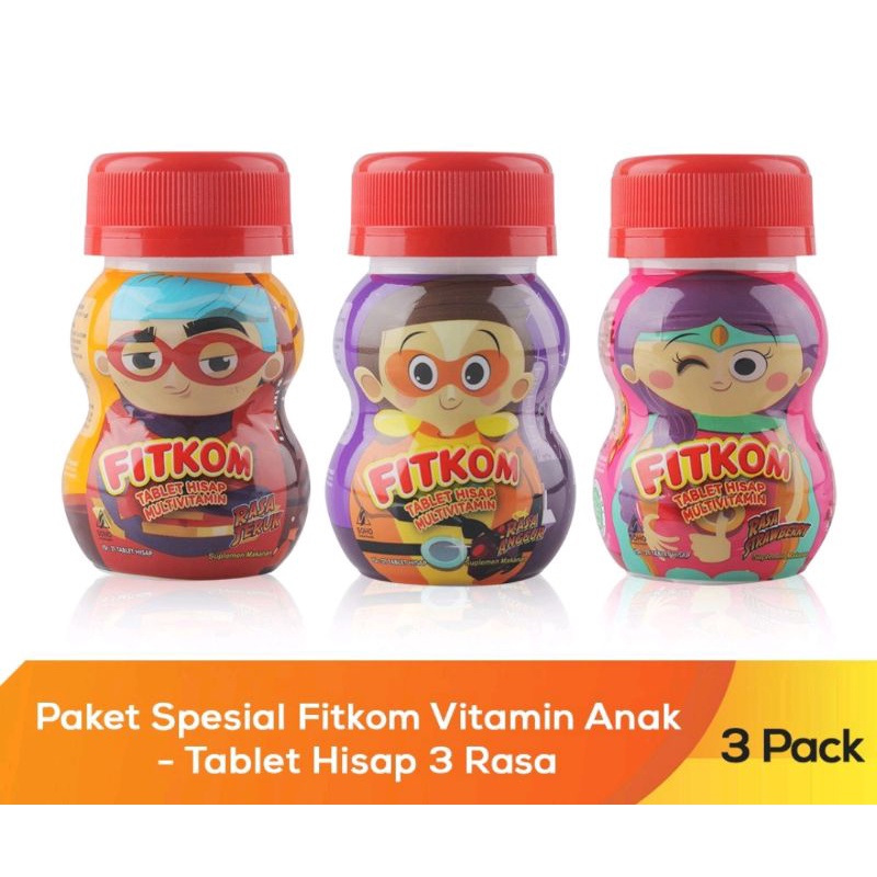 FITKOM TABLET HISAB MULTIVITAMIN ISI 12 TABLET