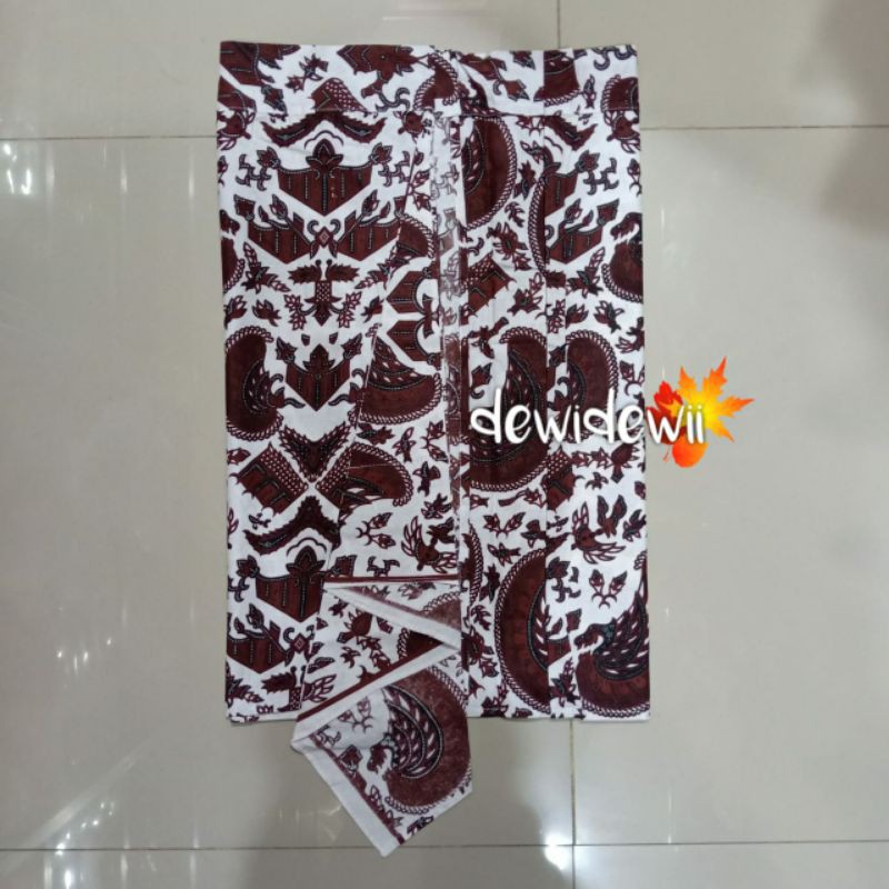 Sapit Urang + Blangkon, Motif Semen Putih