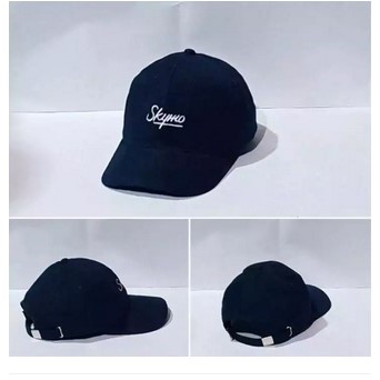 topi baseball skymo warna hitam