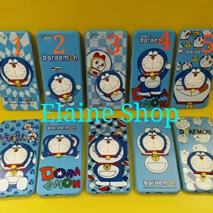G517Case soft case softshell oppo a3s gambar timbul 4d doraemon mickey phooh