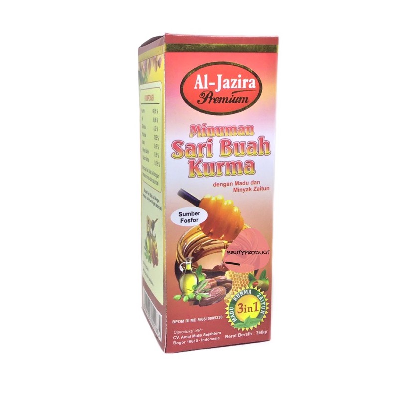 

Sari kurma Al jazira premium 3in1