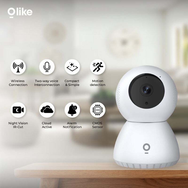 Olike CCTV OM H1 OASE WIRELESS IP CAMERA -CCTV HS-B1 360 DEGREE NEW GARANSI RESMI OPPO