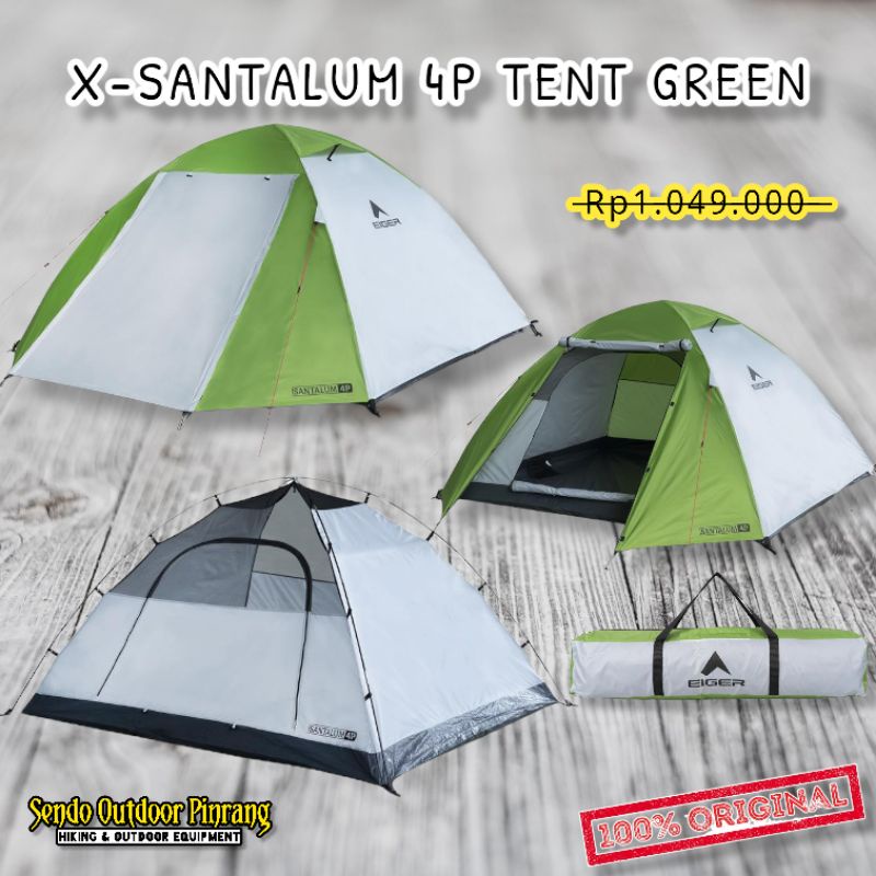 TENDA CAMP X-SANTALUM 4P TENT ORIGINAL