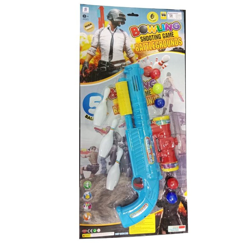 Mainan anak bowling shotgun